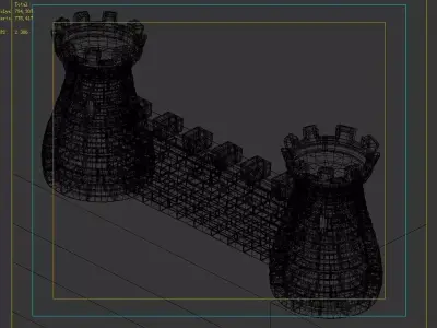 main city - Tower 3D model