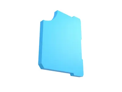 UHD High tech Graphical Interface v11 003 Low-poly 3D model