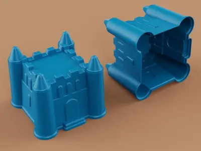 Sandcastle Mould 3D print model