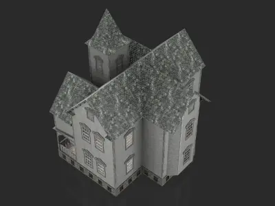 Old Abandoned House 3 3D model