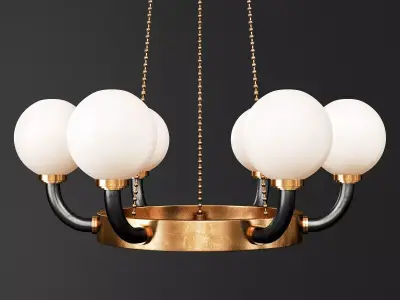 WERNER CHANDELIER Low-poly 3D model