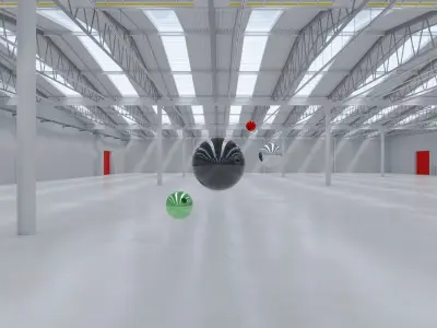 HDRI - Warehouse Interior 8b - 16384x8192 Texture