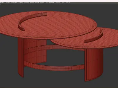 CENTER TABLE NORMAN Low-poly 3D model
