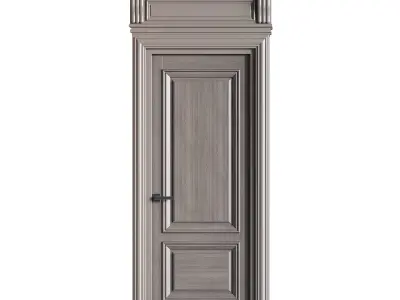 Modern entrance door 29 3D model