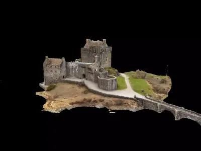 Eilean Donan Castle Free 3D model
