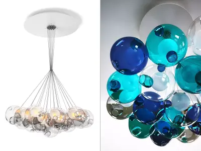 2819 Cluster 3D model