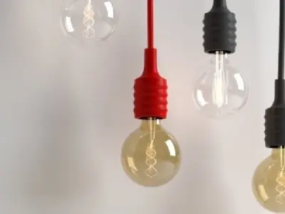 Hanging Lamp LOFT HOUSE P-65 3D model