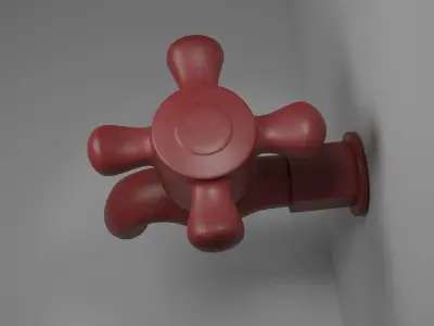 Tap plastic 3D model