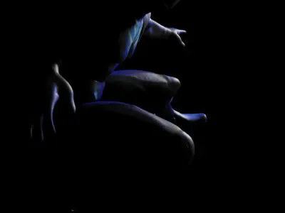 A high speed hero 3D model