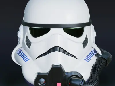 Magma Stormtrooper Helmet 3D print model