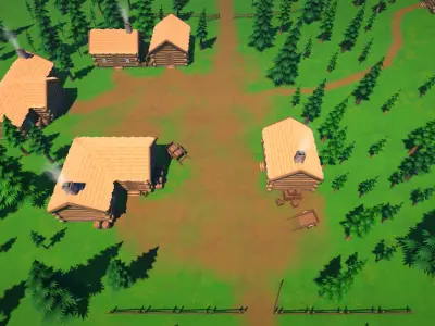 Stylized Fantasy RPG World Bundle 3D Model Pack