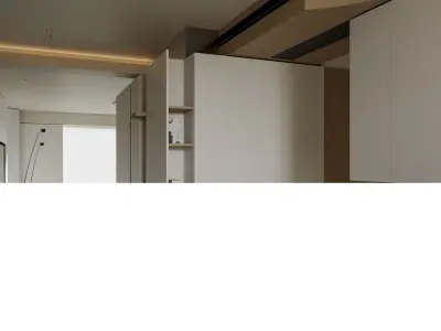 Modern living and dining room 3D model buy