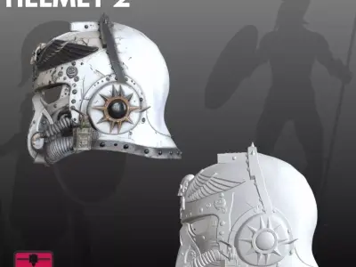 Cosplay Helmets STL Collectible 3D Models 2 3D print model