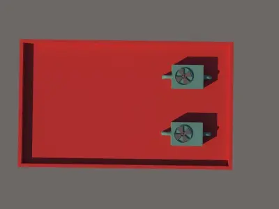 Apartment Building 09 Low-poly 3D model