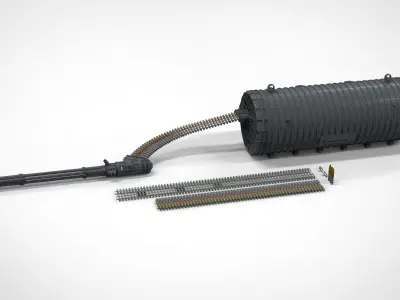 GAU-8 Avenger 3D model