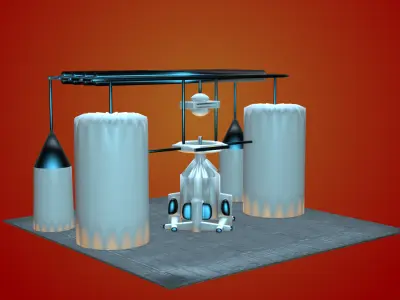 Sci-Fi Structure VI 3D model