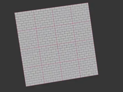 Ultra realistic Street paving slabs Scan  3D model