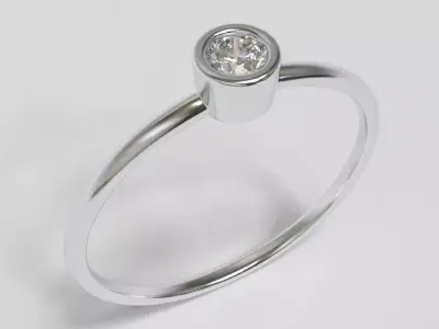 Light CZ Ring 6 3D print model