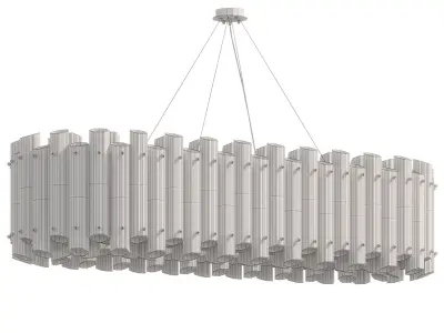 KEBO AMAZING GLASS LINE Chandelier by Lalume 3D model