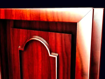 the door wooden 3D model purchase