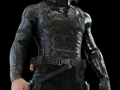 The Winter Soldier from CATWS 3D model