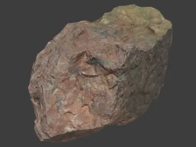 Meg Stone Low-poly 3D model