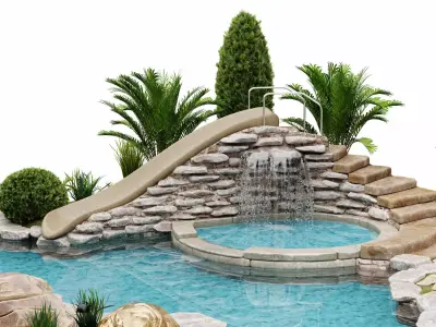 Swimming pool 3D model