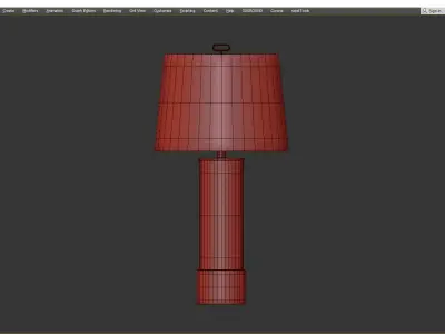Penley Table Lamp Low-poly 3D model