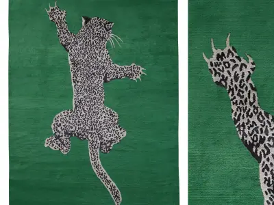 Climbing Leopard 3D model