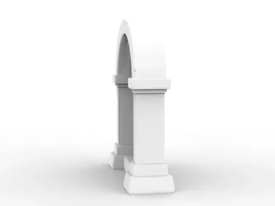 Stylized Portal 3D Printable 3D print model