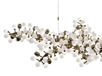 Hudson furniture HORIZONTAL VALIANT Chandelier 3D model