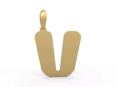 Initial Letters Pendant Sisyphus Light V 3D print model