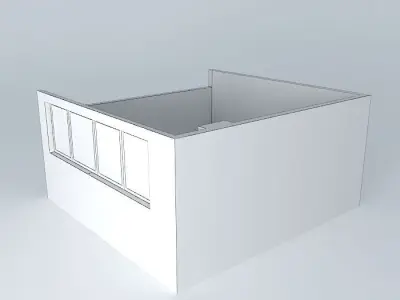 mauroorkut box with windows Free 3D model