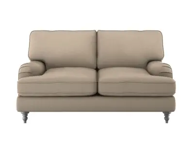 Realistic Sofa Collection Arm Chair and Two Seat Sofa 3D model 3D model