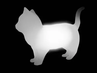 American Shorthair Indirect Lighting 3D model