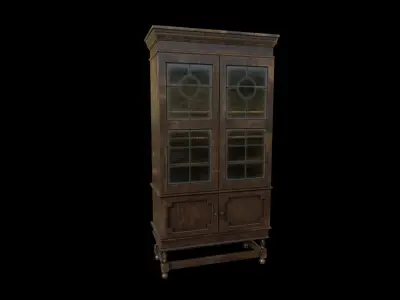 Vintage Cupboard  Low-poly 3D model