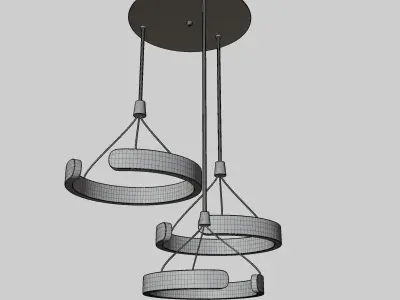 Chandelier 03 3D model