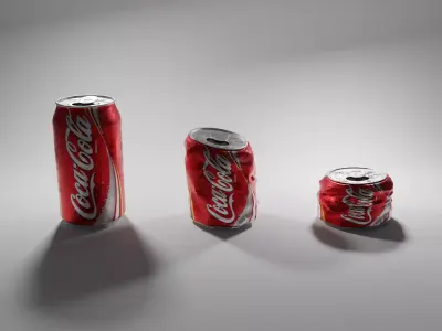 Coke Can 3D Model Free 3D model