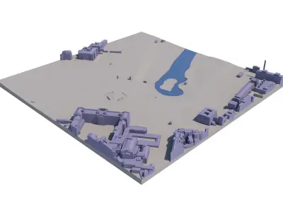 London city tile Level 2 block TQ2979 North West 3D model