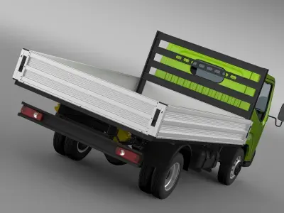 Nissan Atlas Chassi Tipper 2015 3D model