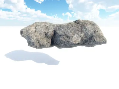PBR Rock Pack Low-poly 3D model