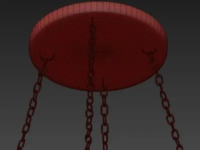 Mallorca Chandelier 3D model