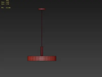  Hanging Lamp RING by Forstlight 3D model