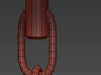 Spencer Rectangular Chandelier 3D model