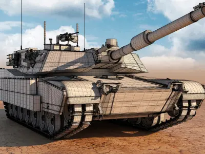  M1A1 Abrams Main Battle Tank Only UVW 