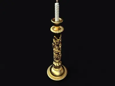 chandelier candle holder 3D model purchase