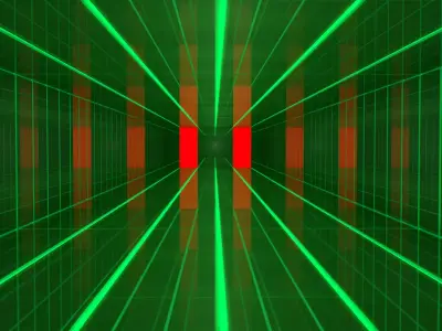 Sci Fi Corridor  Low-poly 3D model