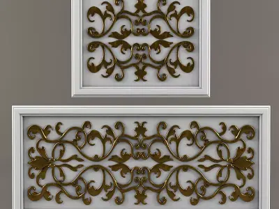 Decorative ornament filling 3D model