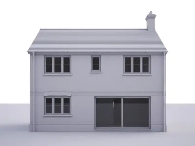 British House Trap Road Plot5-6-7  3D model