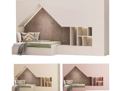 Childrens bunk bed 26 3D model